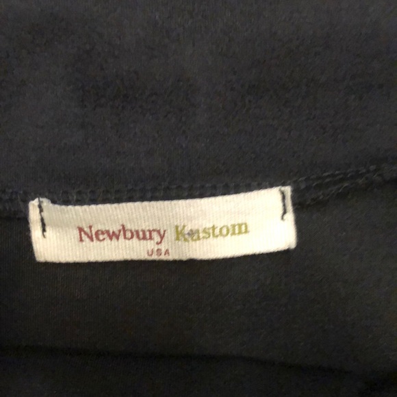 Black faux suede Envelope Mini Skirt size small - Picture 3 of 6